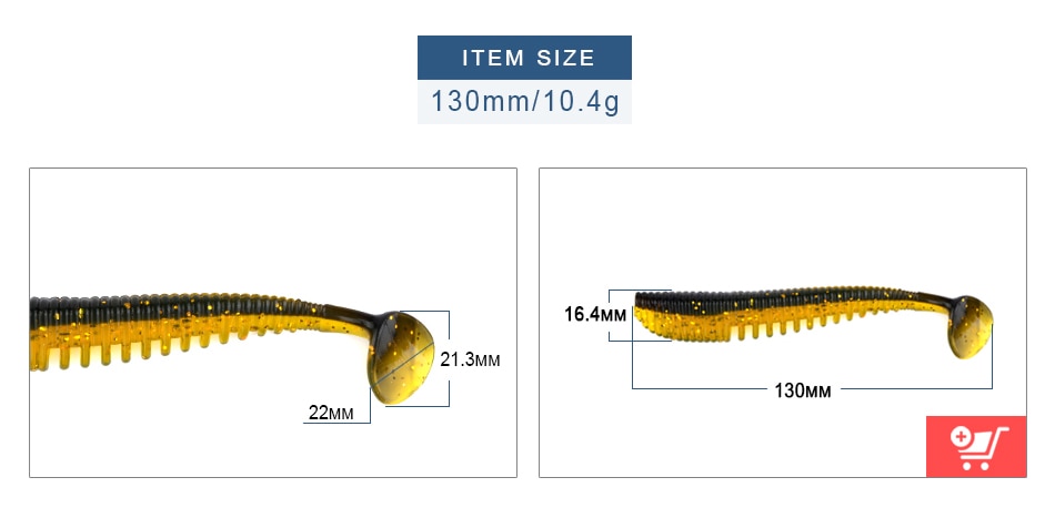 MEREDITH Paddle Tail Swimbaitse