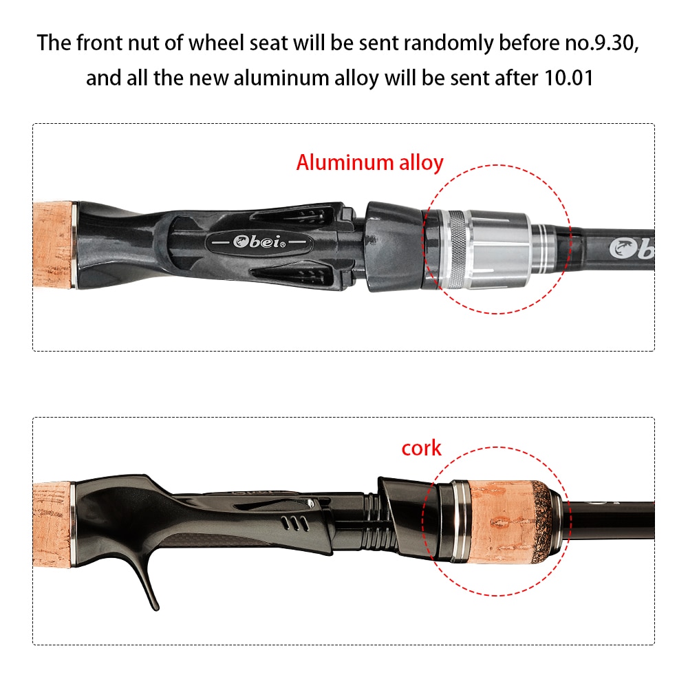 Obei HURRICANE Baitcasting Fishing Rod