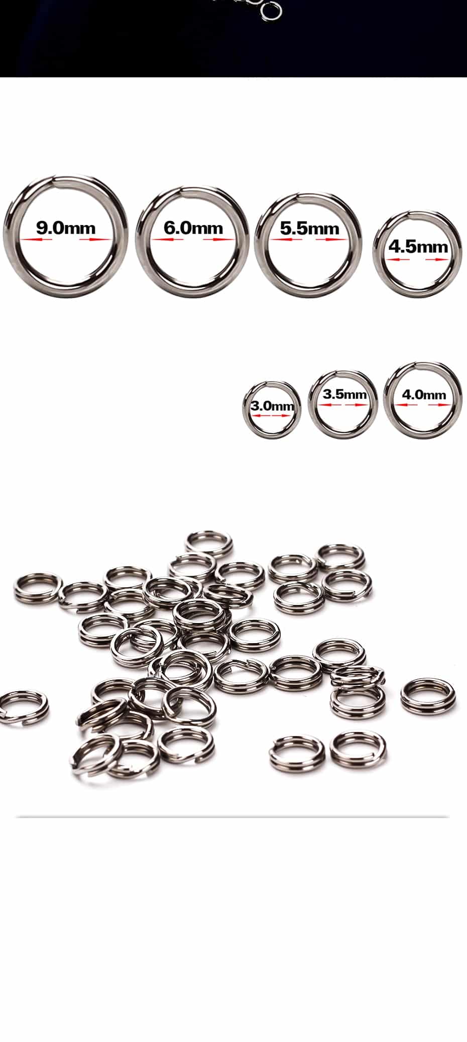 Banshee Stainless Steel Split Rings