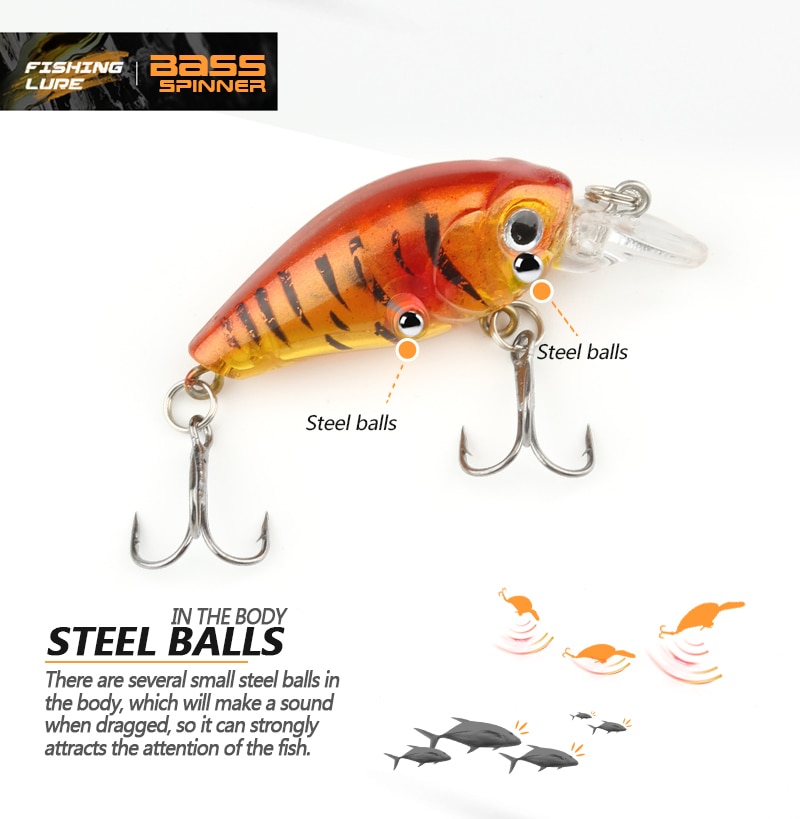 DONQL Minnow Crankbait Set