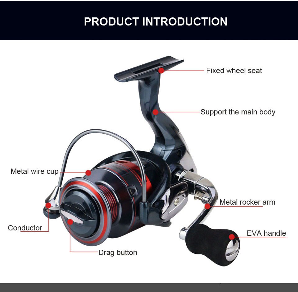 WALK FISH Spinning Fishing Reel XS1000-7000