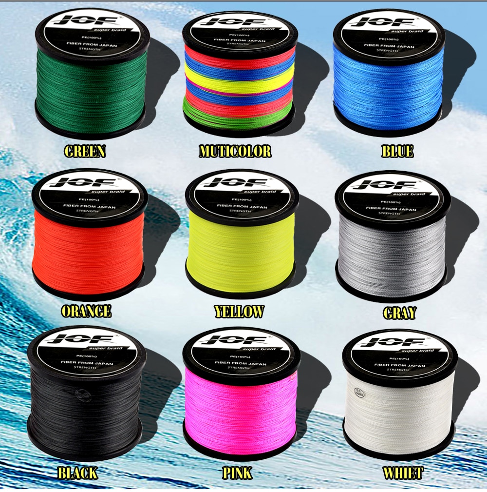 Multicolour Multifilament Japanese Fishing Line JOF 300M