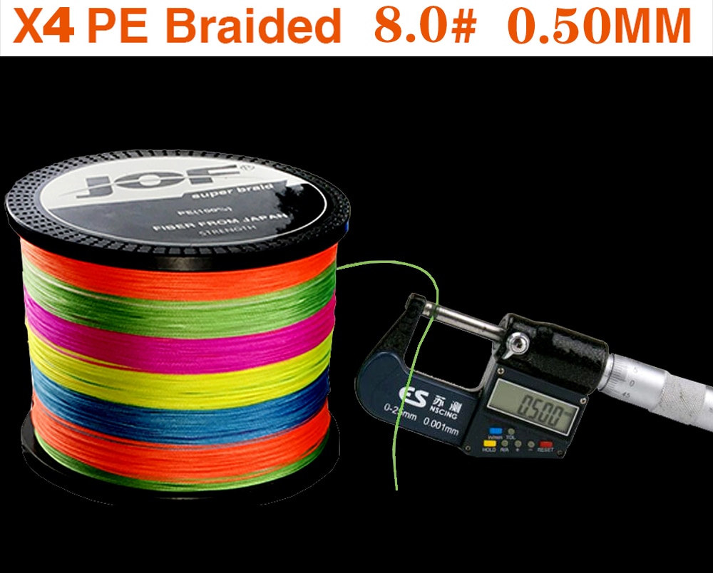 Multicolour Multifilament Japanese Fishing Line JOF 300M