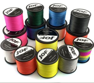 JOF Multicolour Multifilament Fishing Line for Top-water Fishing