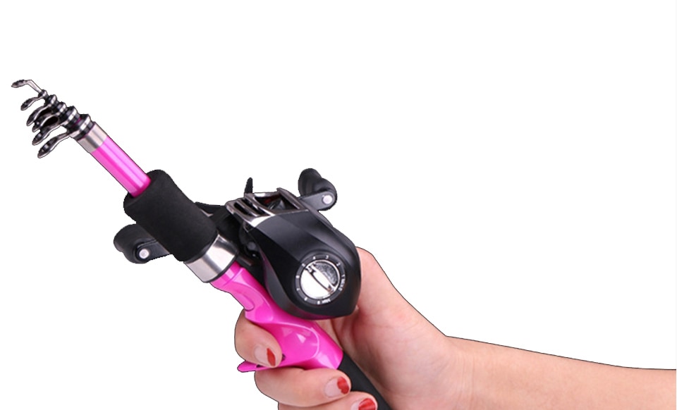 pink fishing combo