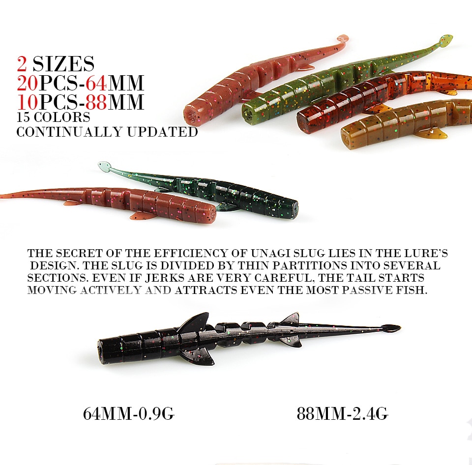 Plastic Tigertail Worm