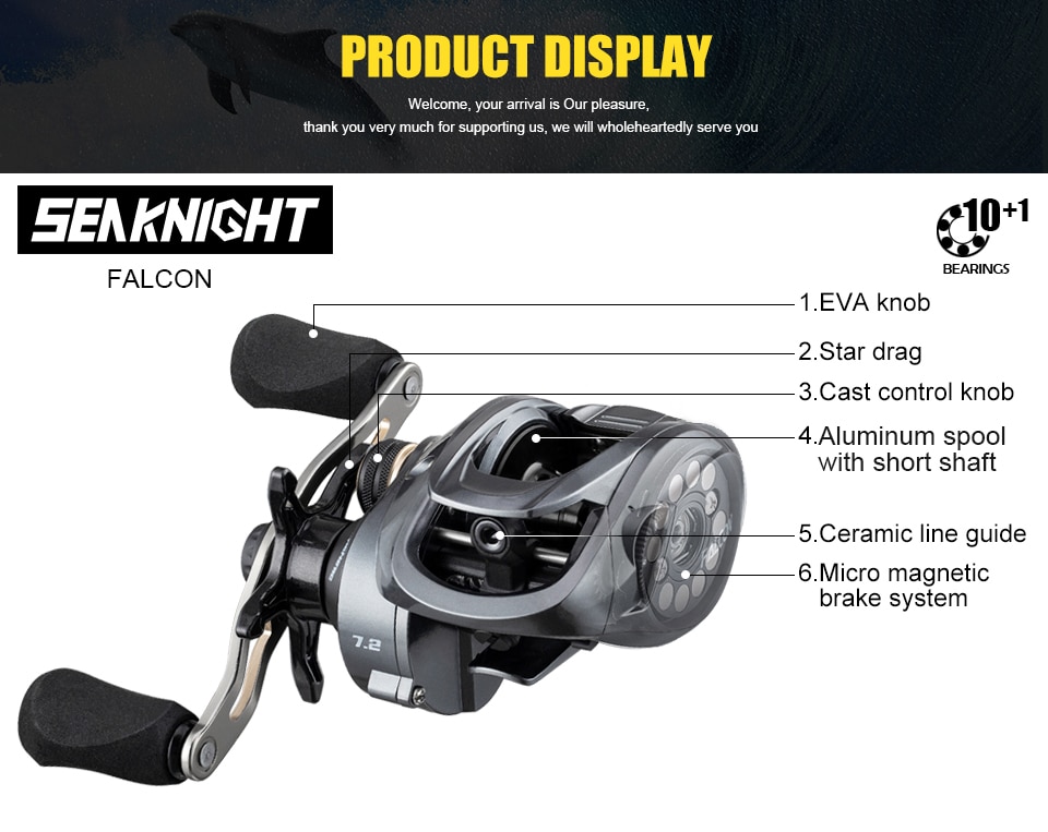 SeaKnight FALCON Baitcaster