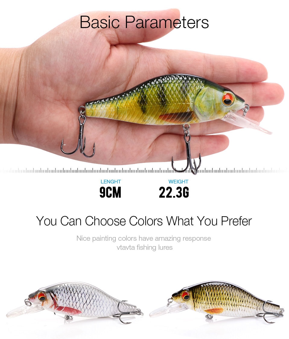 TREHOOK Crankbait Minnow