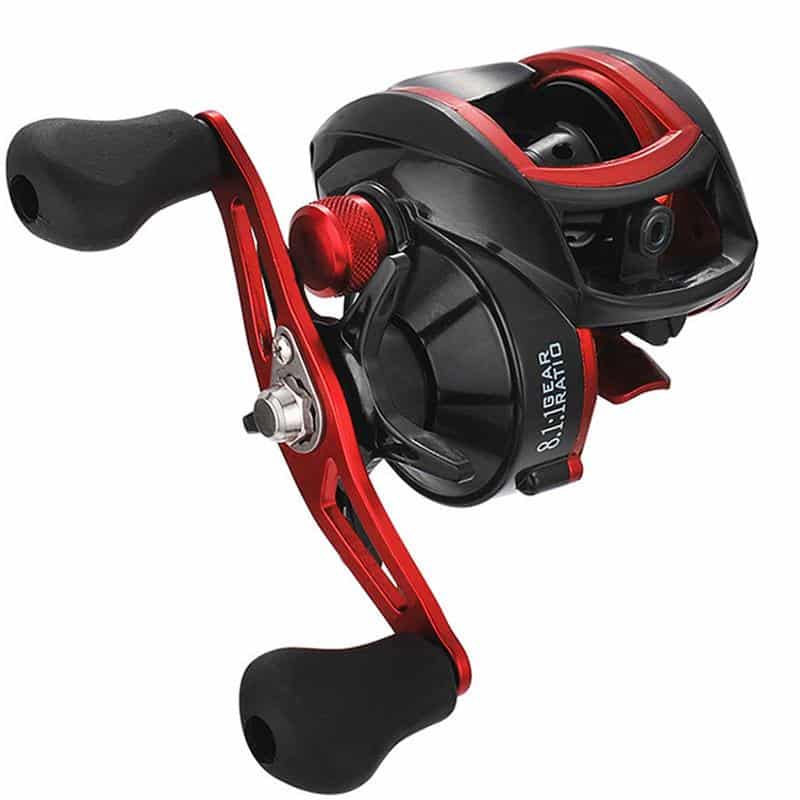 LIZARD low profile reel bait casting Fishing reel baitcasting Fishing reels 18+1BB 8.1:1 7.1:1 8kg Carretilha de pesca