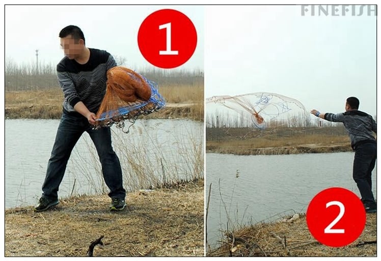 Casting Fishing Net 2.4M-7.2M