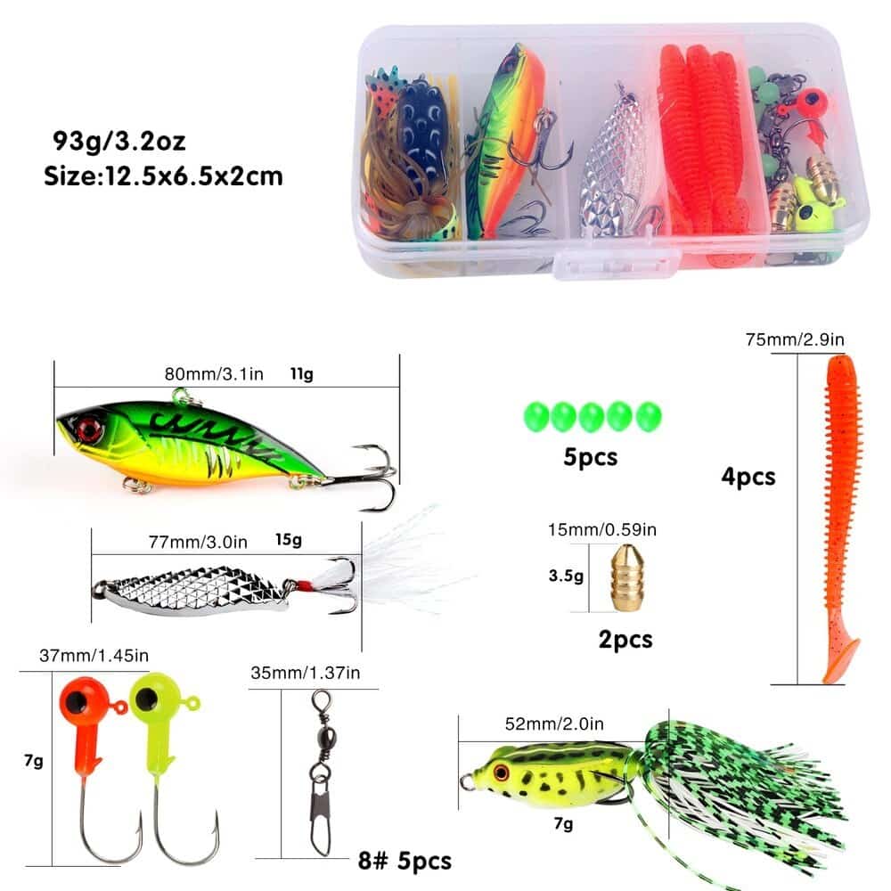 Sougayilang Casting Rod Combo 5 Section Carbon Rod and 9+1BB Baitcasting Reel with Line Lure Accessories Carrier Bag Full Kits