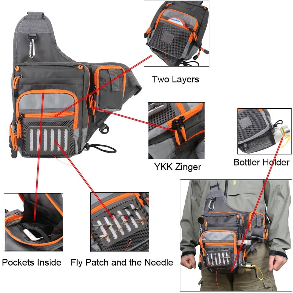 Crossbody Fishing Bag