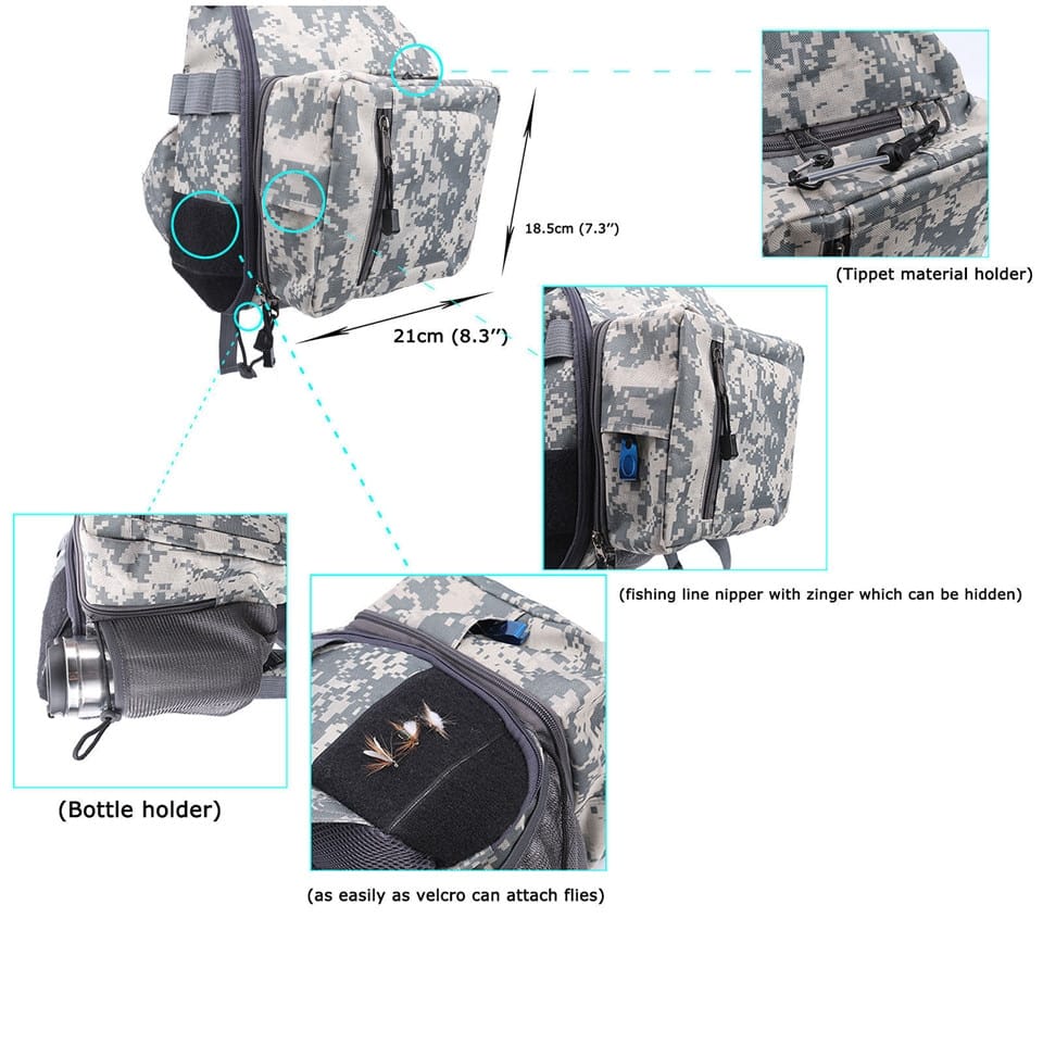 Crossbody Fishing Bag