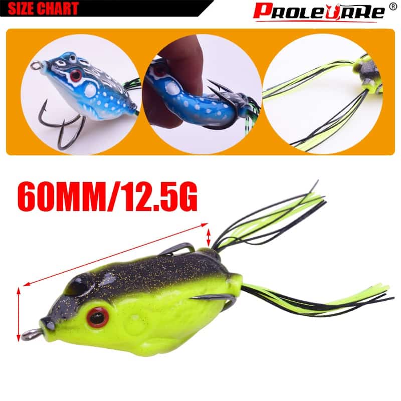 8 Piece Frog Lure Set