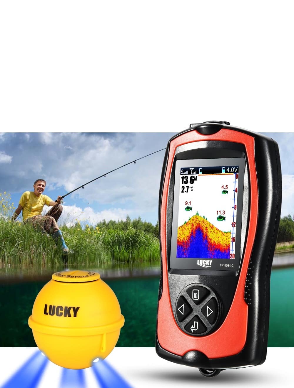 LUCKY Fish Finder FF1108-1CWLA