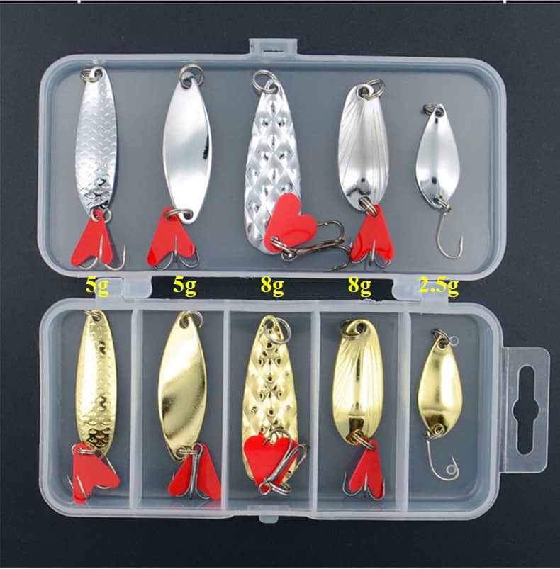 Hot Metal Spoon Jig Fishing Set