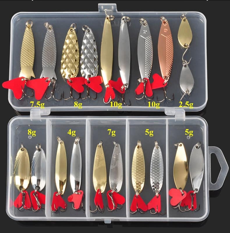 Hot Metal Spoon Jig Fishing Set