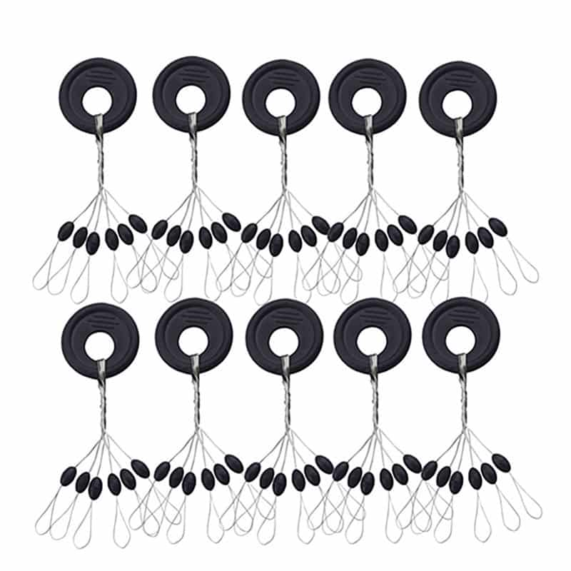 60pcs 10 Group Set High Quality Rubber Space Beans For Sea Carp Fly Fishing Accessories Spinner Bait Fish Sport Tool Face Carp