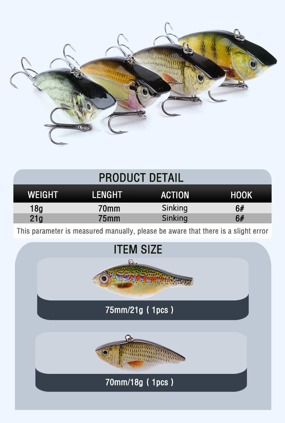 Lipless Crankbait by GOBASS