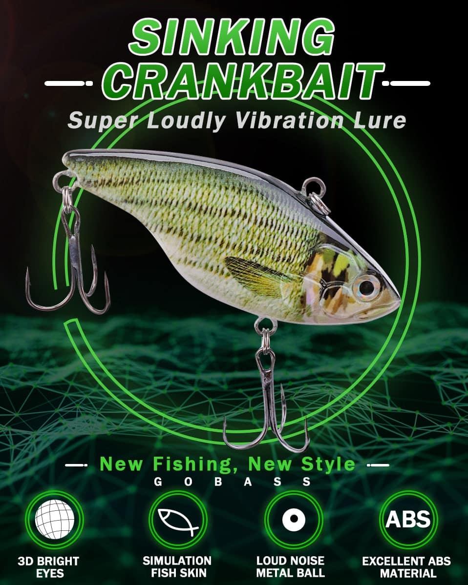 Lipless Crankbait by GOBASS