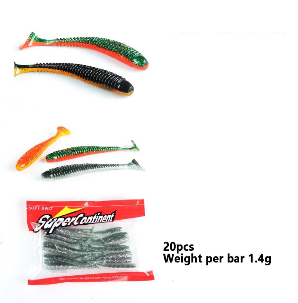 Supercontinent Impact Ring Shad Fishing Lure Soft 63mm 80mm 97mm Plastics Baits Swimbait Jigging Lure Artificial Baits