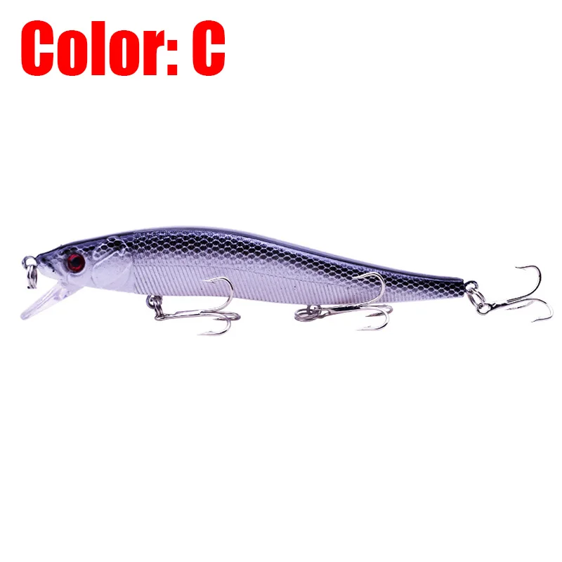 1Pcs Minnow Wobblers Fishing Lures 11.5cm 13.5g Floating Crankbaits Tackle 3D Eyes Isca Bass Artificial Hard Bait Dive 1.5M