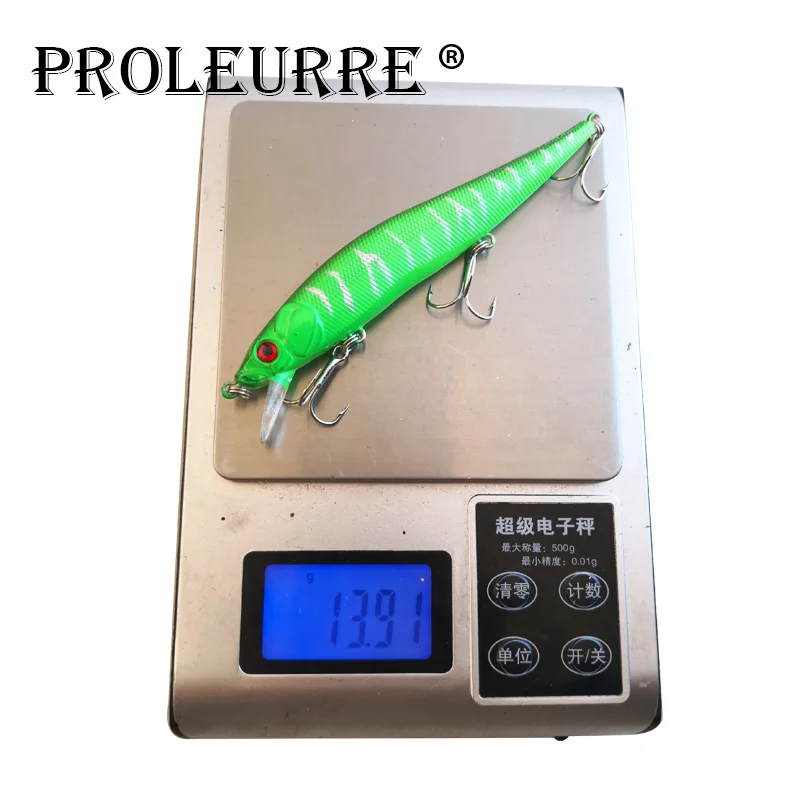 1Pcs Minnow Wobblers Fishing Lures 11.5cm 13.5g Floating Crankbaits Tackle 3D Eyes Isca Bass Artificial Hard Bait Dive 1.5M