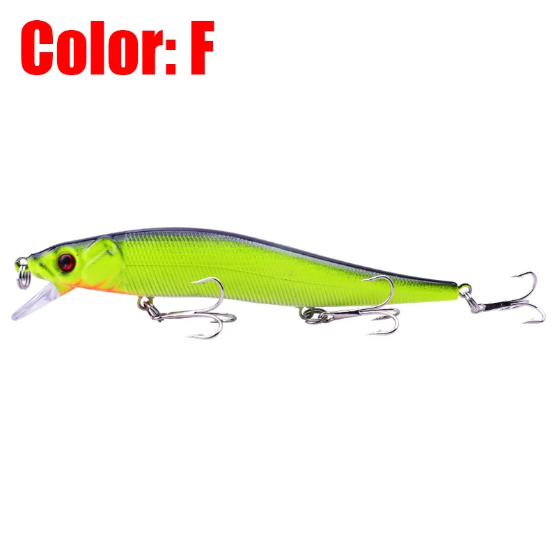 1Pcs Minnow Wobblers Fishing Lures 11.5cm 13.5g Floating Crankbaits Tackle 3D Eyes Isca Bass Artificial Hard Bait Dive 1.5M