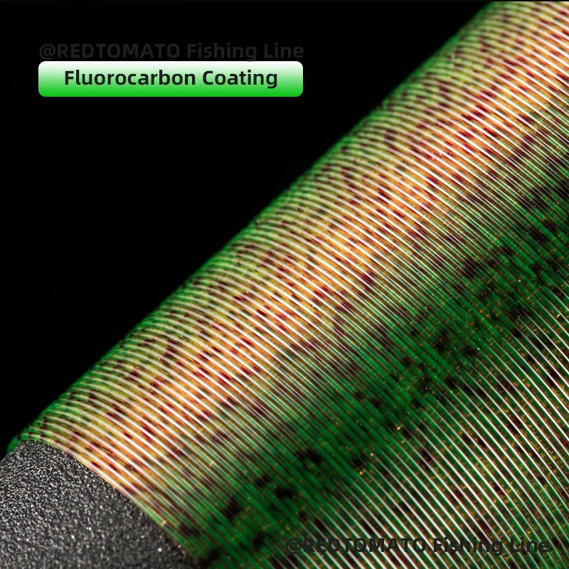 3000m 1000m Invisible Fishing Line 3D Spoted Bionic Fluorocarbon Coated Monofilament Nylon Line Speckle Carp Algae Fishing Pesca