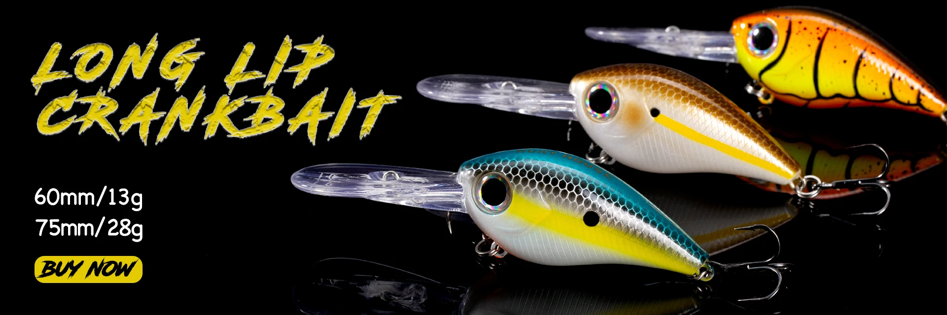 Hunthouse KVD 2.5 Square Bait Fishing Crank Hard Lure Floating 65mm/16.5g Crankbait Wobblers Surface Swimbait For Bass Pike
