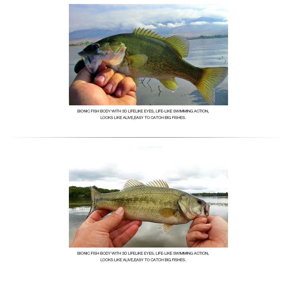 TREHOOK 2g/6g Mini Minnow Fishing Lure Floating Pike Wobbler Artificial Bait Black Minnow Jerkbait Crankbait Fishing Tackle Lure