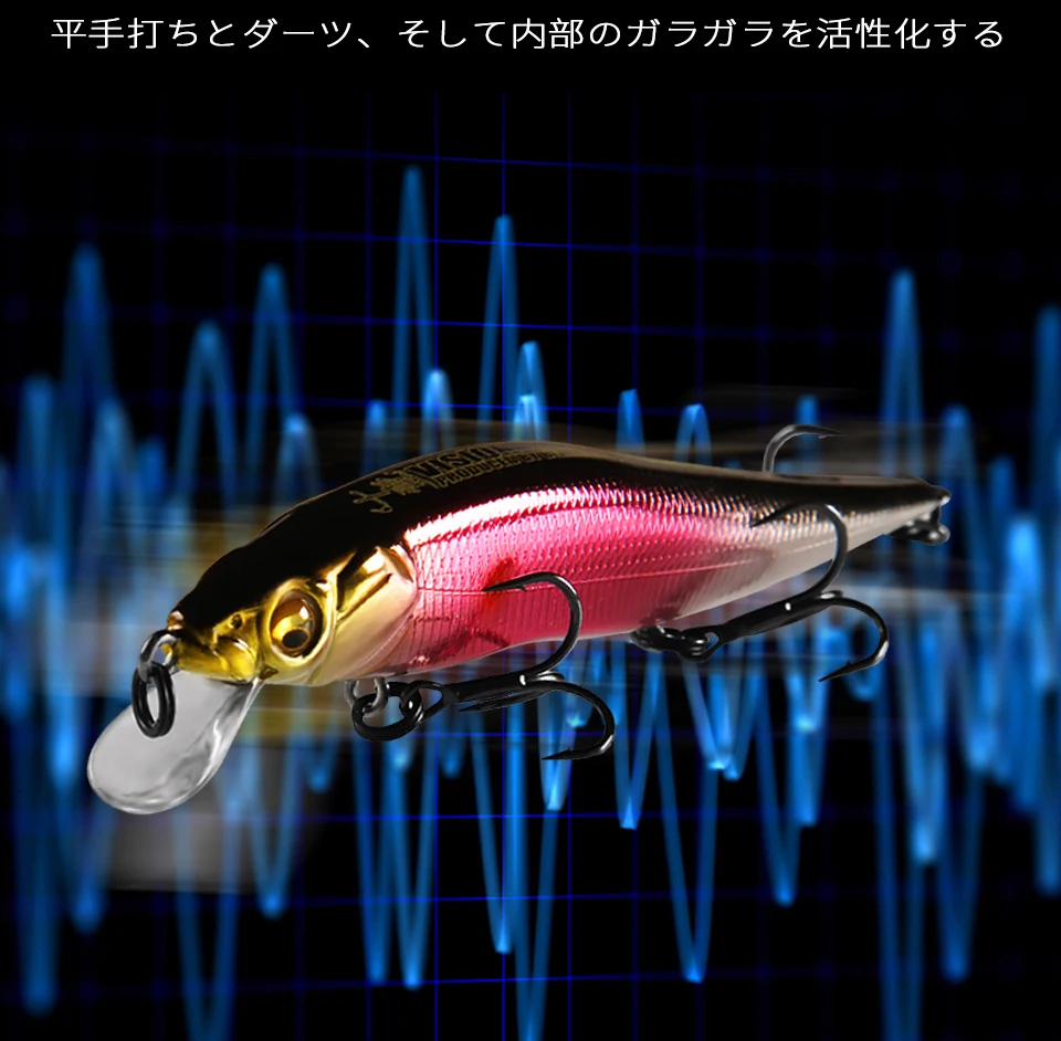 BEARKING 9.8cm 10g SP dive 2.1m professional Minnow Wobbler fishing lures quality jerkbaits Artificial Bait Predator tackles