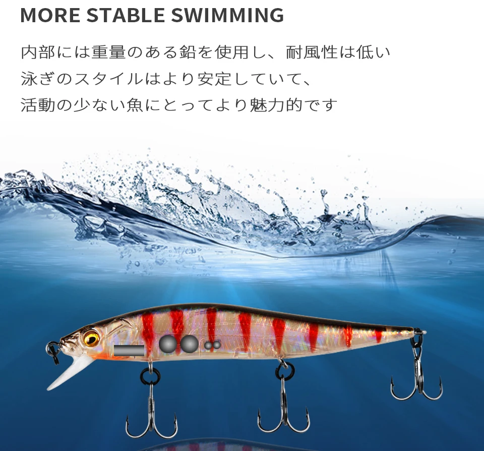 BEARKING 9.8cm 10g SP dive 2.1m professional Minnow Wobbler fishing lures quality jerkbaits Artificial Bait Predator tackles