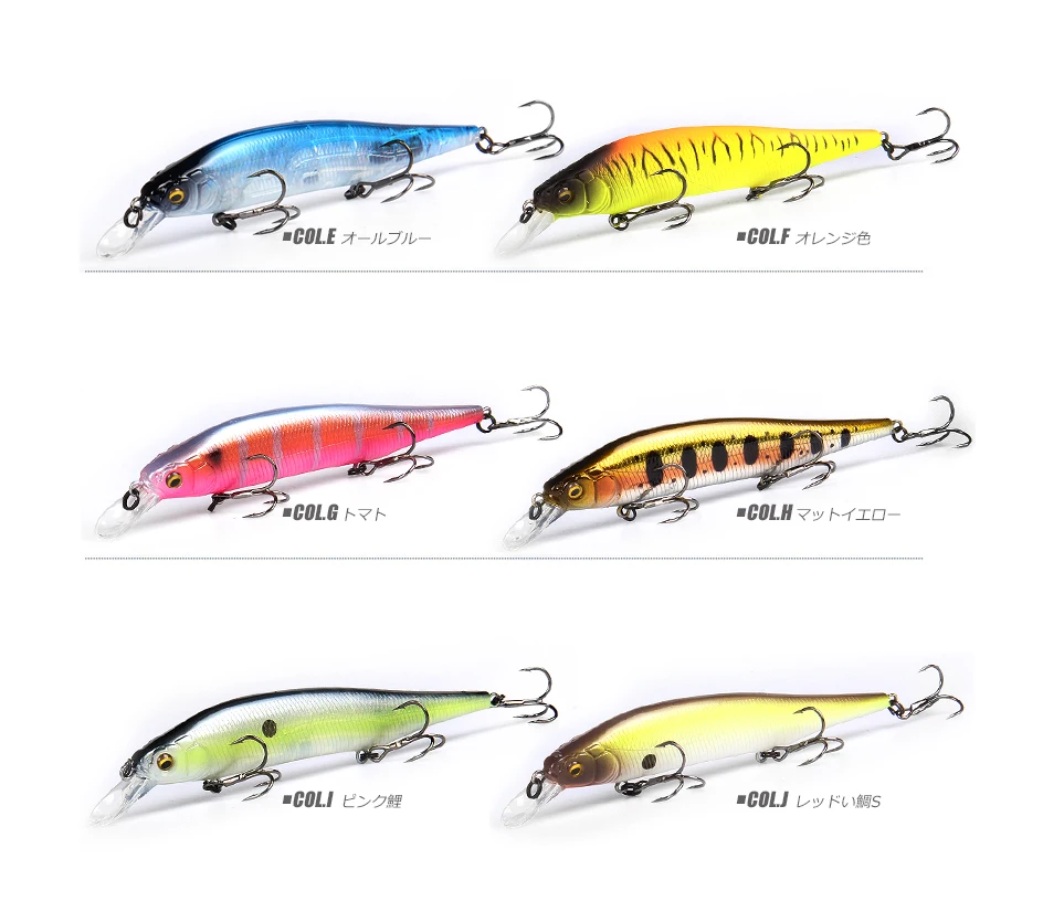 BEARKING 115mm 15g SP Tungsten weight system Top fishing lures minnow crank wobbler quality fishing tackle hooks for fishing