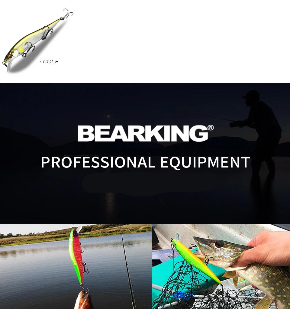 BEARKING 9.8cm 10g SP dive 2.1m professional Minnow Wobbler fishing lures quality jerkbaits Artificial Bait Predator tackles BEARKING 9.8cm 10g SP dive 2.1m professional Minnow Wobbler fishing lures quality jerkbaits Artificial Bait Predator tackles