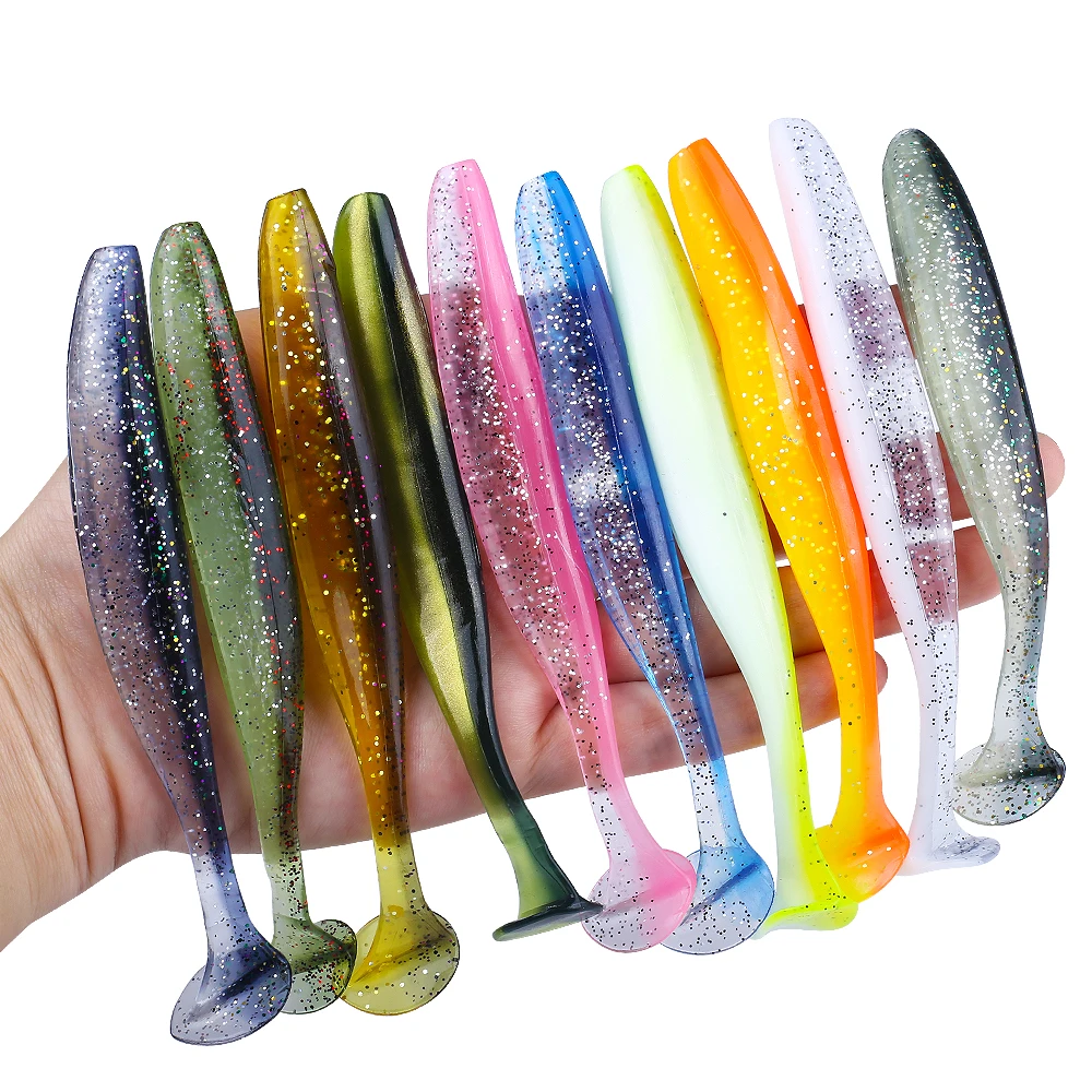 QXO 10pcs/Lot 13cm 10cm Soft Worm Lures Silicone Swimbait Bait Sea Fish Pva Wobblers Goods For Fishing Artificial Tackle QXO 10pcs/Lot 13cm 10cm Soft Worm Lures Silicone Swimbait Bait Sea Fish Pva Wobblers Goods For Fishing Artificial Tackle