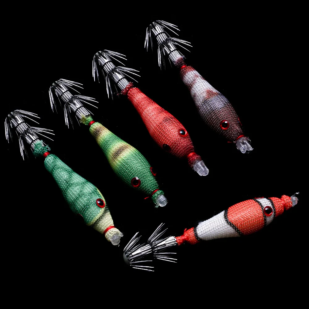 5 pcs noctilucent squid bait, simulation software squid hook with blowing tube, squid jig hook, sea fishing 6cm/2.36inch hook 5 pcs noctilucent squid bait, simulation software squid hook with blowing tube, squid jig hook, sea fishing 6cm/2.36inch hook