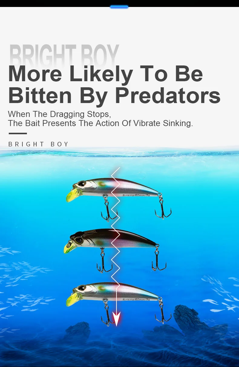 Kingdom Sinking Minnow Fishing Lure 45mm 60mm Far Casting Artificial Hard Wobbler Crankbaits Slim Body Hard Baits For Trout Bass Kingdom Sinking Minnow Fishing Lure 45mm 60mm Far Casting Artificial Hard Wobbler Crankbaits Slim Body Hard Baits For Trout Bass