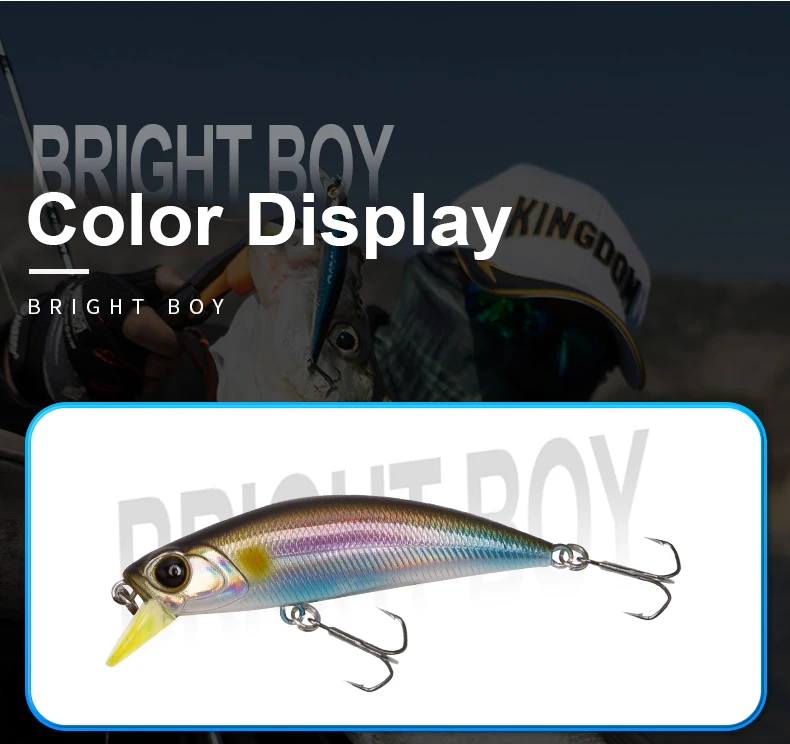 Kingdom Sinking Minnow Fishing Lure 45mm 60mm Far Casting Artificial Hard Wobbler Crankbaits Slim Body Hard Baits For Trout Bass Kingdom Sinking Minnow Fishing Lure 45mm 60mm Far Casting Artificial Hard Wobbler Crankbaits Slim Body Hard Baits For Trout Bass