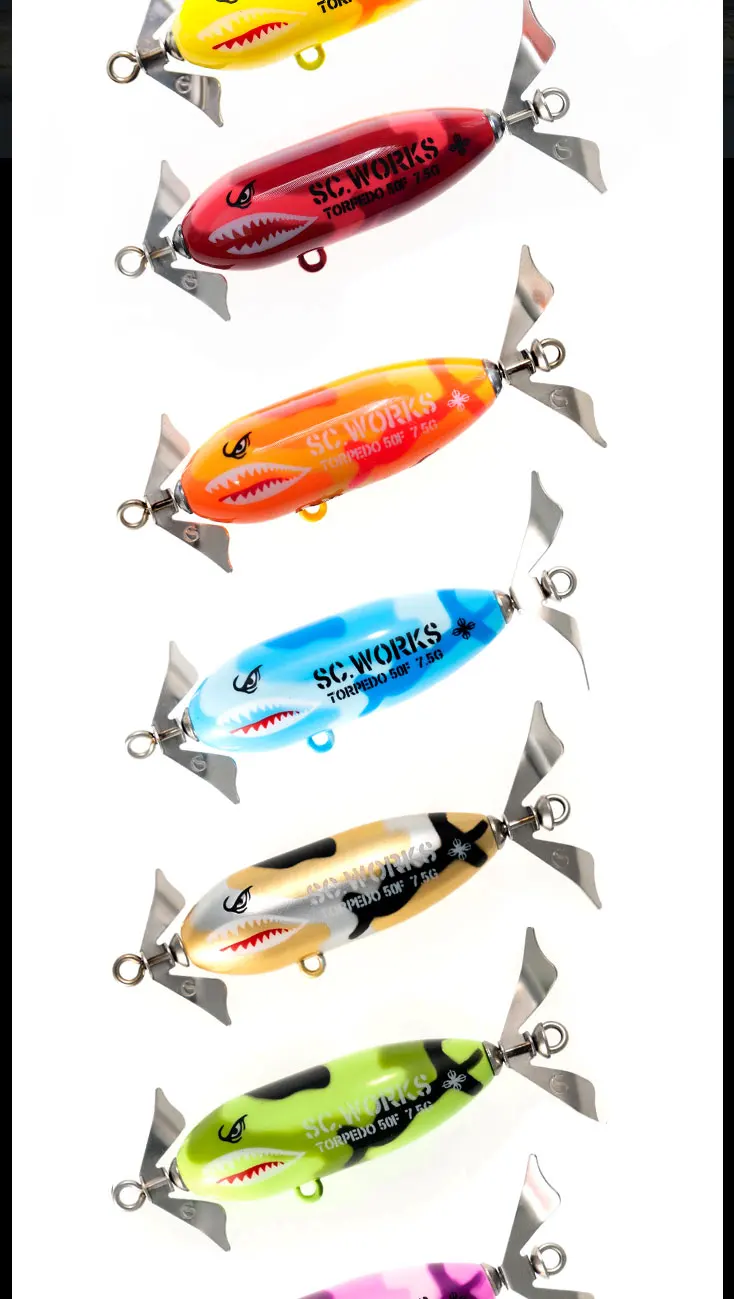 Magic Works Spinning Pencil Lures Topwater Bait 50mm 60mm Propeller Pencil Lure Bass Fishing Spinner Wobblers Artificial Bait Magic Works Spinning Pencil Lures Topwater Bait 50mm 60mm Propeller Pencil Lure Bass Fishing Spinner Wobblers Artificial Bait